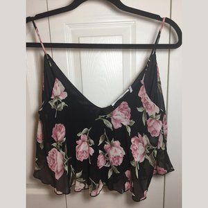 Floral crop top